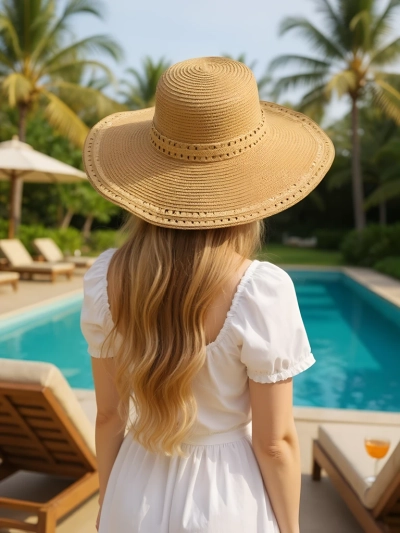 Royalfashion Соломенная шляпа Falina для женщин