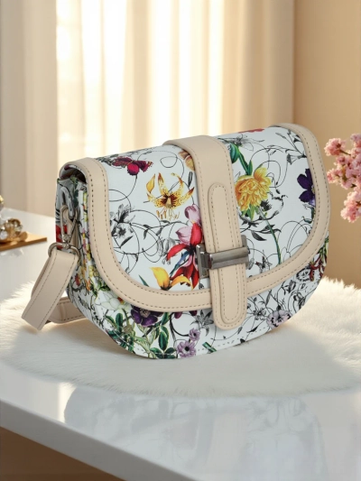 Royalfashion Маленькая женская сумочка из экокожи с цветочным принтом Ori Elle