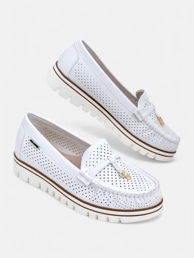Royalfashion Moteriški perforuoti mokasīnai Elissas