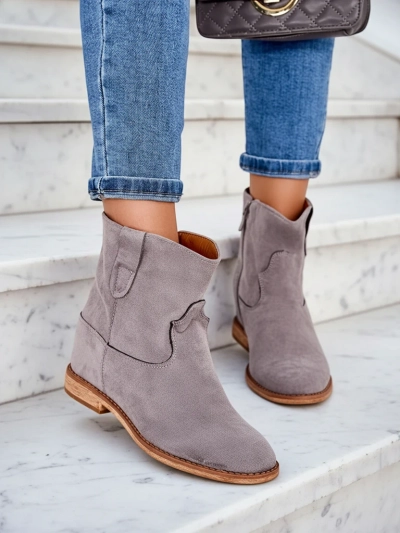 Karališkosios mados kovbojų stiliaus batai ant padengto klinčių Patorias