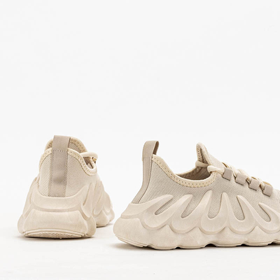 Moteriški smėlio spalvos sportiniai bateliai su unikaliu Octapiso padu - Avalynė