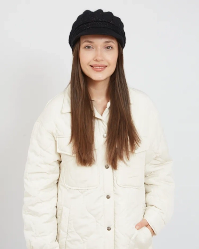 Шапка-берет с козырьком Royalfashion для женщин