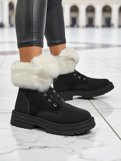 Женские ankle boots Royalfashion с мехом Nasaha