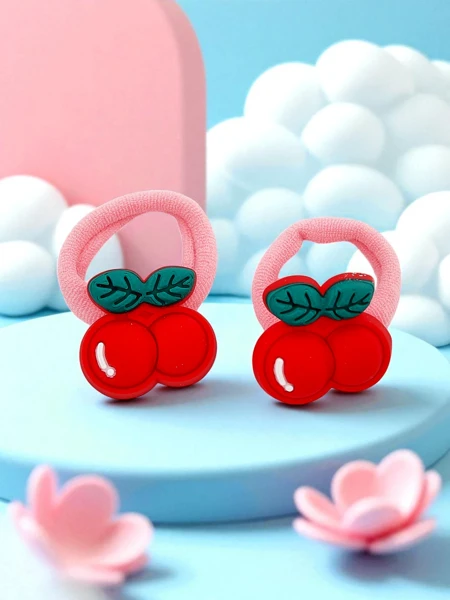 Royalfashion Plaukų gumytės su vaisių motyvu Fruity Bloom