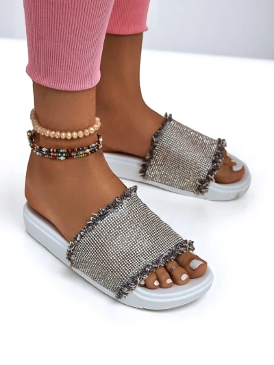Royalfashion Women's SparkleWalk Flat Slides