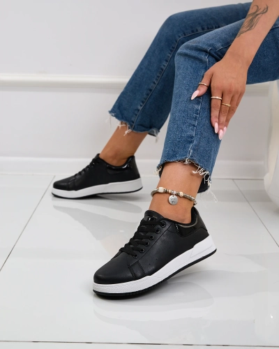 Royalfashion Juodi klasikiniai sportiniai bateliai Active Icons