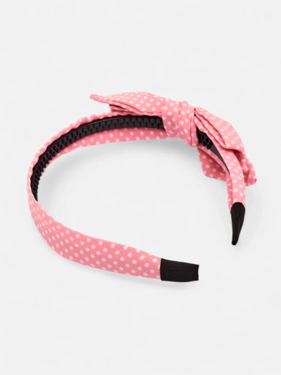 Royalfashion Polka Dot Headband with Bow