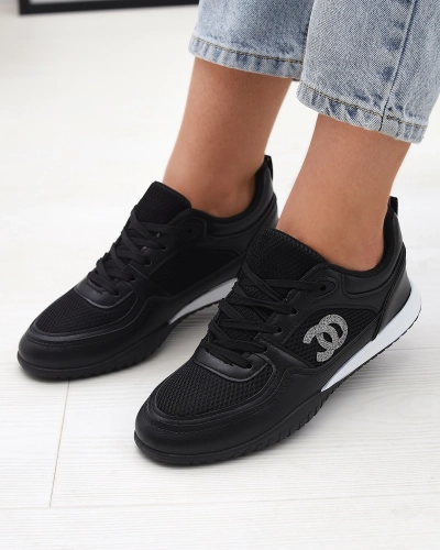 Черная женская спортивная обувь Bofiale- Footwear