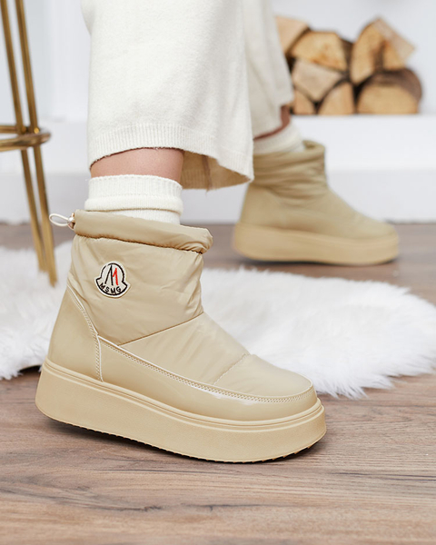 "Royalfashion" Šviesiai rudos spalvos moteriški sniego batai "Ademra"