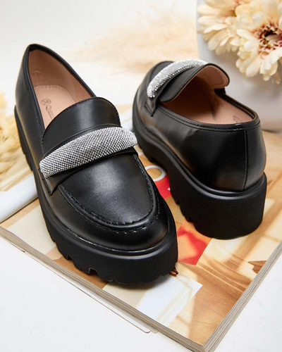 Royalfashion Moteriški mokasinai su cirkonais Emerne