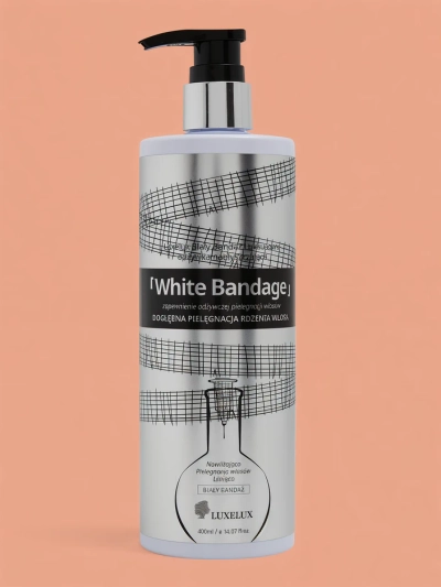 Luxelux White Bandage Blizgesio Stiprinantis Plaukų Kondicionierius 400 ml