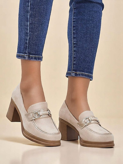 Royalfashion Женские лоферы на блочном каблуке Apareus