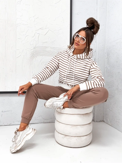 Royalfashion Moteriškas raštuotas treniruočių kostiumas
