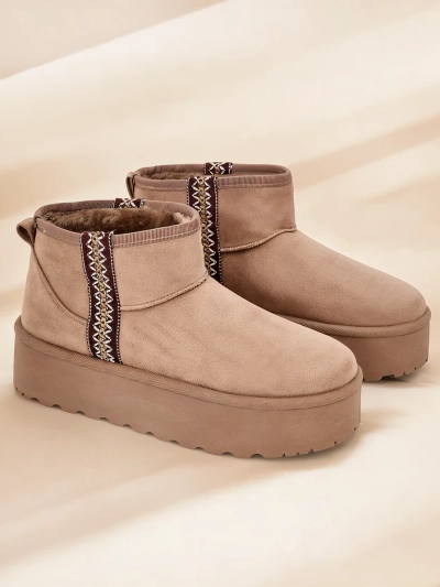 Royalfashion Moteriški trumpi batai sniego batai stilius Haluzi