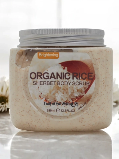 Kūno šveitiklis su ryžiais ir apelsinu 350ml