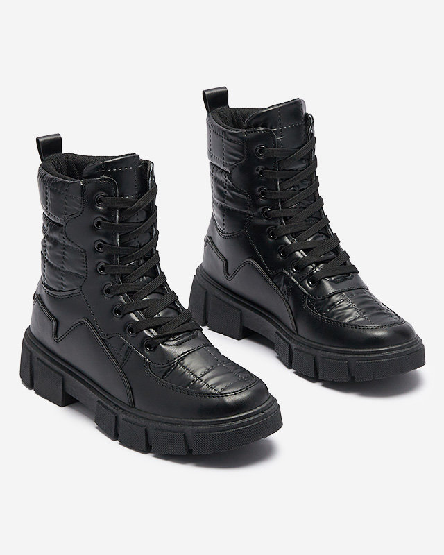 OUTLET Черные женские неутепленные ботинки-багги Qertera- Footwear