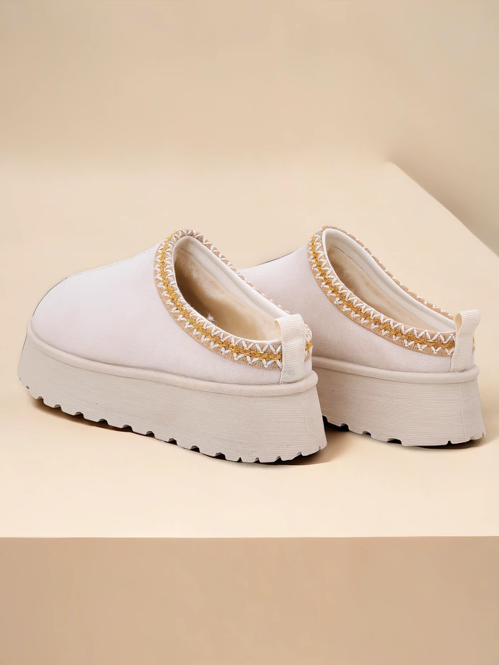 Royalfashion Trumpi batai, stiliaus kaip moteriškos sniego batus Flufi