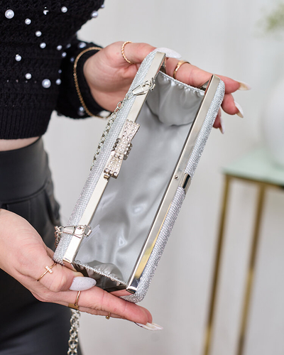 Женский клатч Royalfashion Silver