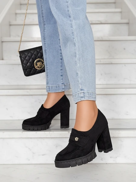 Elegantiški Juodi Eko Odos Batai Anitka