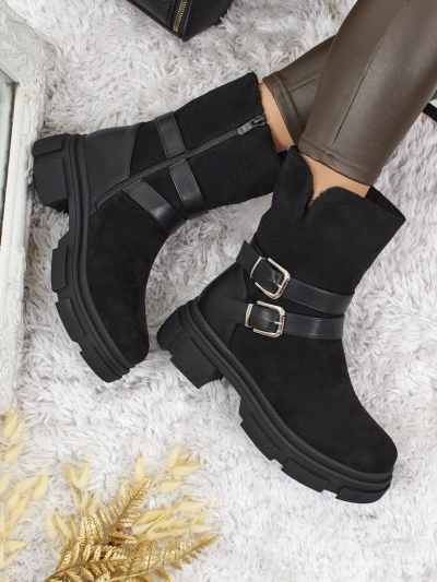 Aukštesni moteriški eko zomšiniai aulinukai Callire