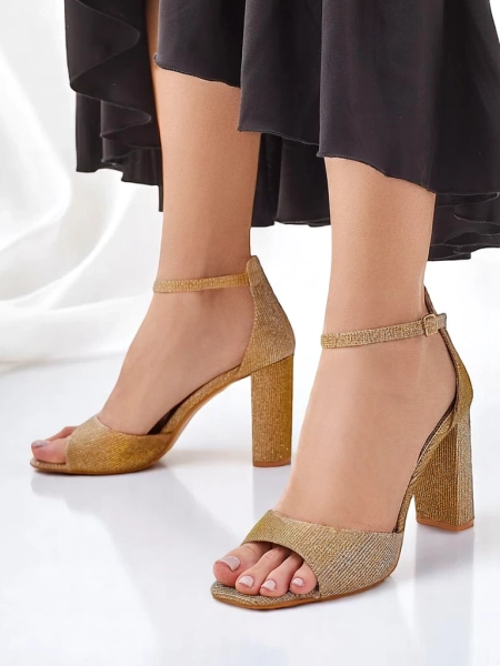 Royalfashion blizgantys moteriški sandalai Rokates