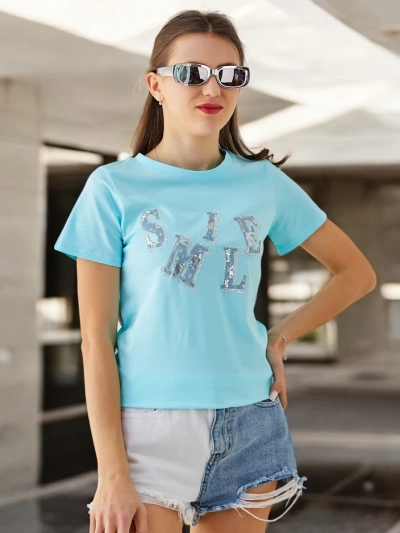 Royalfashion moterų medvilninė bluzonė su įrašu