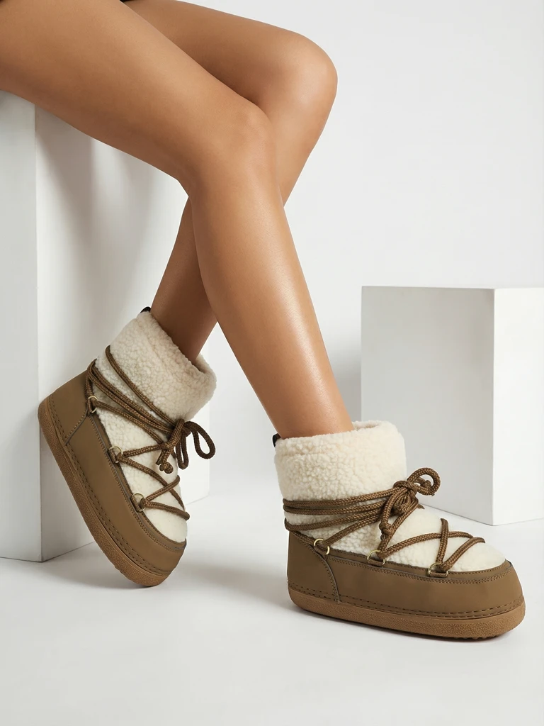 Moteriški sniego batai su kailiuku Uvella