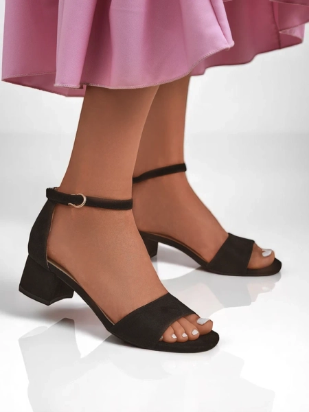 Royalfashion Damskie sandałki na małym słupku SoftHeels