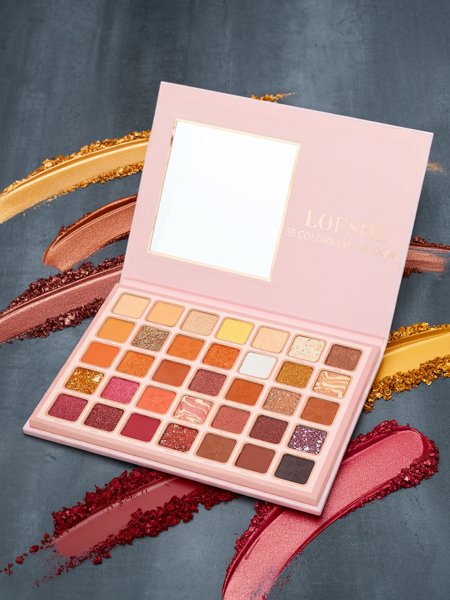 Girl Magic Paletė 35 akių šešėlių su blizgučiais ir matiniais atspalviais Golden Chocolate Fudge