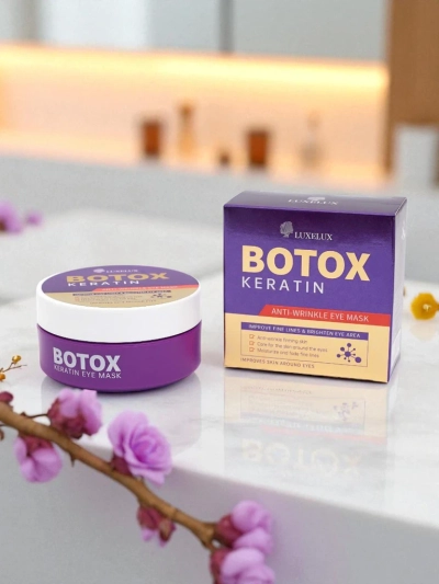 Luxelux Botox priešraukšlinė akių kaukė, akių pleistrai, 60 vnt.