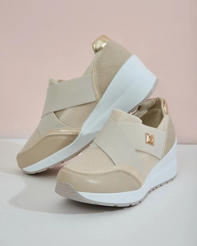 Royalfashion Moteriški sportiniai bateliai ant kulno Benntas