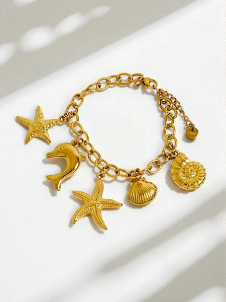 Vėrinys „Solaria Lunae Aurelia“ – su saulės ir mėnulio pakabukais