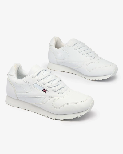 Royalfashion Классические женские белые спортивные туфли Reurabos