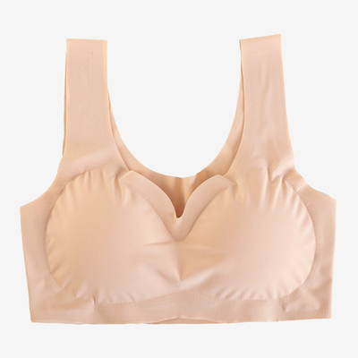 Smėlio spalvos besiūlė moteriška liemenėlė - Apatinis trikotažas