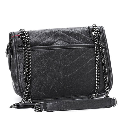 Маленькая сумка через плечо серого цвета с ремешком-цепочкой - Handbags