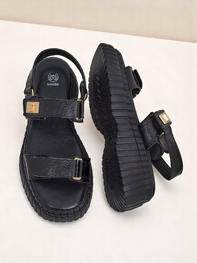 Royalfashion moteriškos sandalės ant storesnio pado Aganda