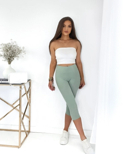 Royalfashion Светло-зеленые женские велолеггинсы