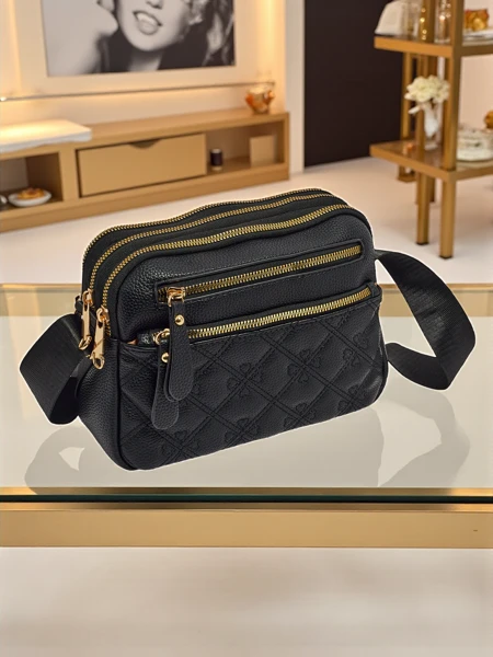 Maža moteriška rankinė iš eko odos Ebony Glow