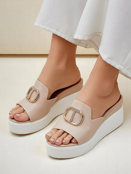 Royalfashion moteriški pleištiniai sandalai Daffin