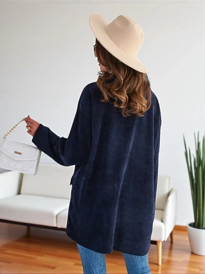 Кардиган дамский Royalfashion с золотыми пуговицами PLUS SIZE