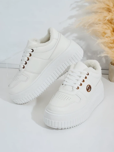 Royalfashion Утепленные женские кроссовки с мехом Rozit