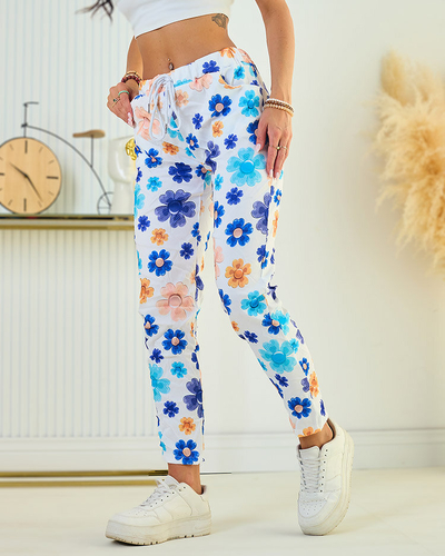Royalfashion Женские брюки из цветочной ткани