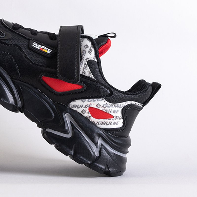 Juodi vaikiški sportbačiai Linai - Avalynė