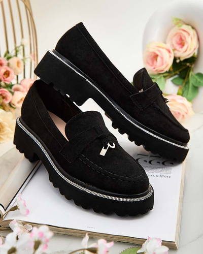 Royalfashion Женские мокасины с цирконами Ali