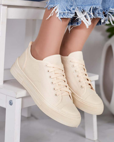 Royalfashion Moteriški klasikiniai nėriniuoti sportbačiai Seleas