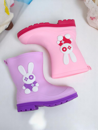 Royalfashion Kalosze dziecięce z króliczkiem Bunny Splash – sztos!