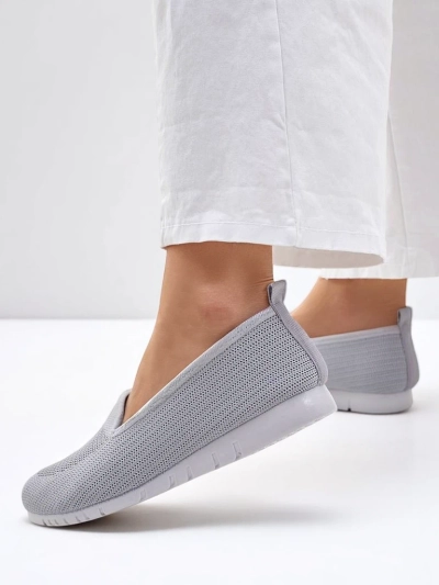 Royalfashion Moteriški audinio loafers Caerit