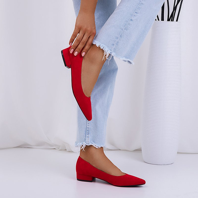 Красные женские туфли Naliza