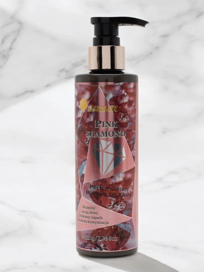 Luxelux Kvepiantis kūno balzamas Rožinė deimantas 220 g