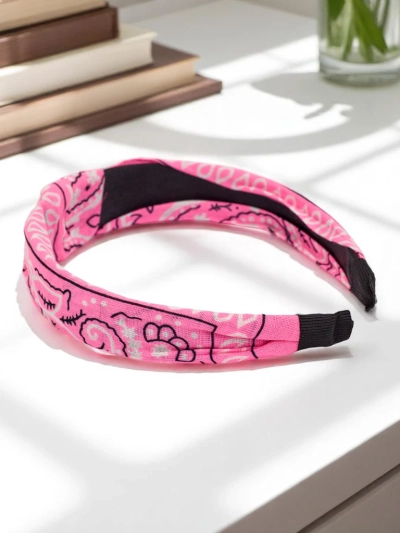 Royalfashion Raštuotas plaukų lankelis Lena